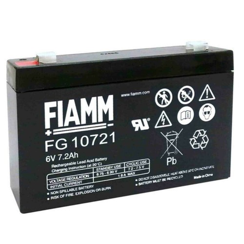 Batteria fiamm fg10721 2a - batteria, 6v