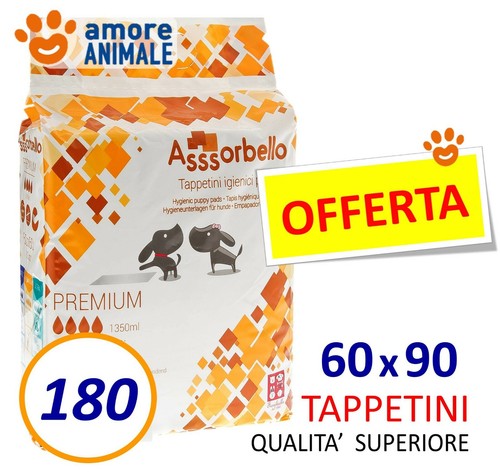 180 tappetini assorbello - 180,