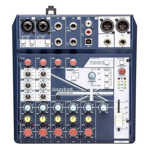 Soundcraft notepad 8fx mixer - 8fx,