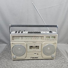 Bush BR 5902A Stereo Cassette Radio 4 Bande Boombox Wide Sound System Portatile