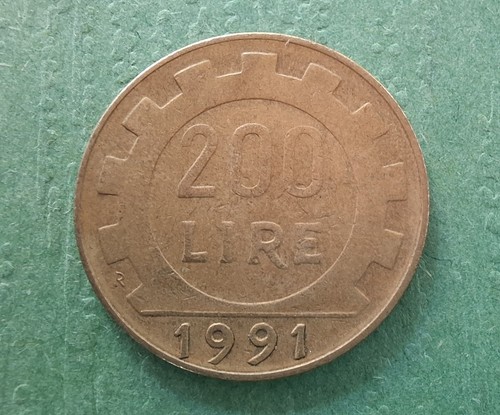 200 lire 1991 2 - lire, #2
