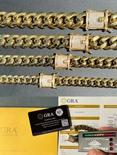 Cadena CUBANA Pulsera De Oro