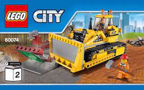 Lego 60074 city buldozer - lego,