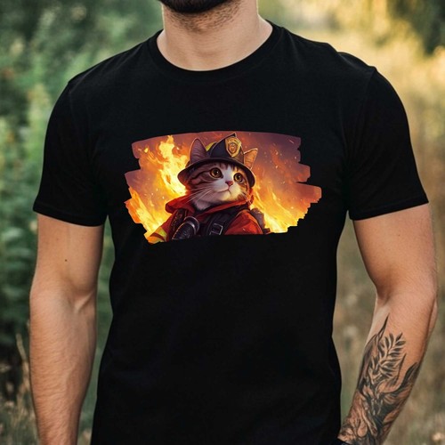 Shirt uomo gatto come - gatto,