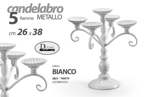 Candelabro canderiere fiamme - canderiere,