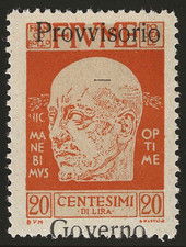 1920 Fiume - D'Annunzio 20 c