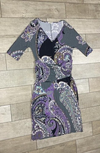 Abito donna etro grigio multi - abito,