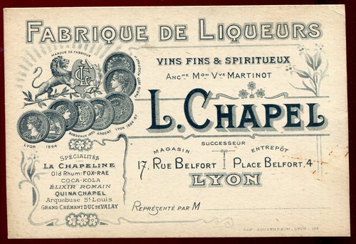 Lyon carte publicitaire - , l