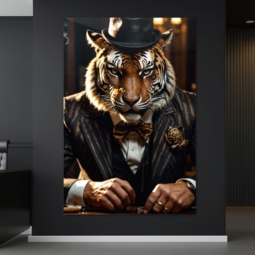 Quadro parete tigre - ✅,