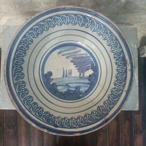 Piatto antico ceramica sicilia - piatto,