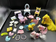 Lotto My Little Pony Baby G1 vintage anni 80 - ricambi asilo nido, pannolini, biberon