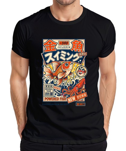 Shirt uomo powered fish - uomo,