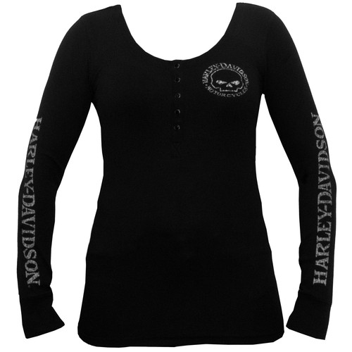 Henley manica lunga - , teschio