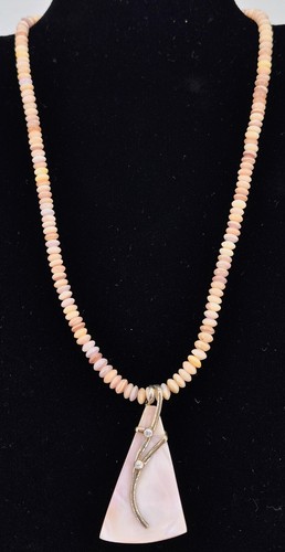 Shell bead sterling silver 925 - shell,