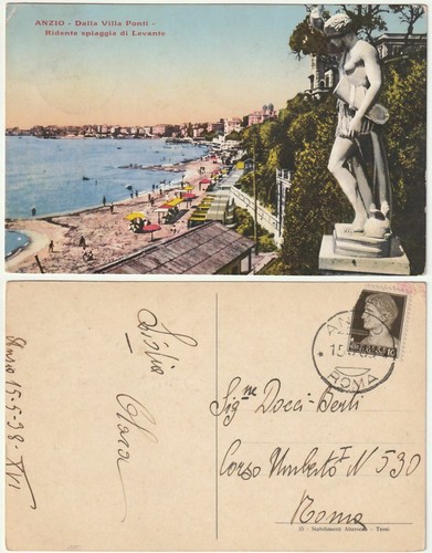 Anzio roma dalla villa - anzio,
