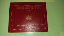 2 Euro Vaticano 2004 Anno Dell'istituzione Dello Stato FDC in Folder Unc
