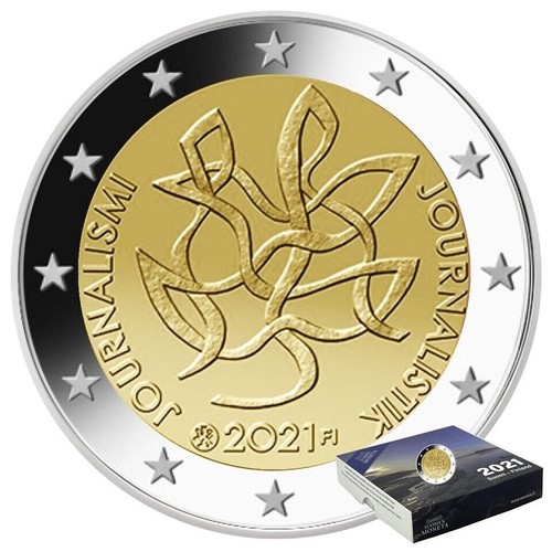Moneta euro finlandia 2021 - moneta,