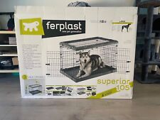 Cuccia pieghevole per cani, con pannello divisorio. Dimensioni 107x77x73,5h