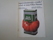 advertising Pubblicità 1971 OLIO SASSO