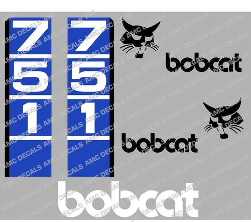 Set adesivi per bobcat 751 - adesivi,