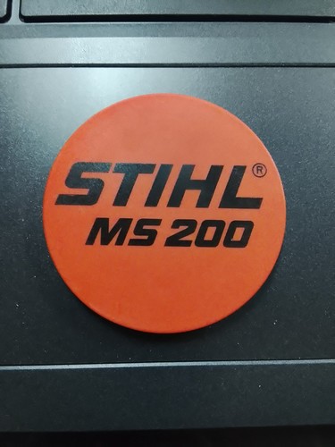 Targhetta stihl 200 - targhetta, ms