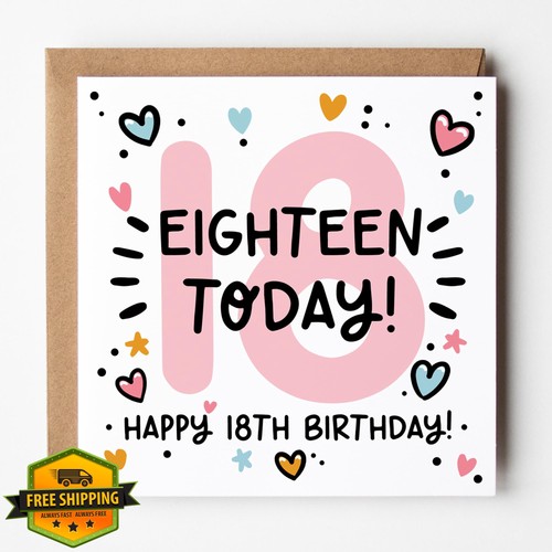 Biglietto compleanno - biglietto, 18°