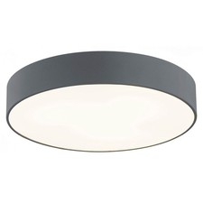 Plafoniera moderna grigio