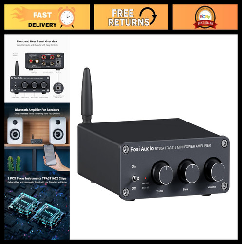 Amplificatore stereo bluetooth - amplificatore,