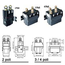 Teleruttore per Verricello Quick Salpa Ancora 12 o 24v Ricambio Originale