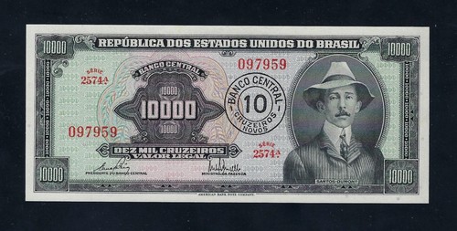 Brasile cruzeiros novos - 10,
