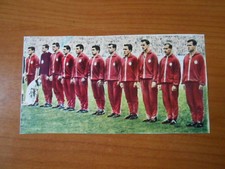 figurina-CALCIATORI ed.EPOCA MONDIALI 1966-UNGHERIA-SQUADRA