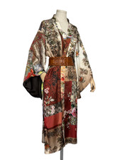 Kimono Zara in raso con stampa