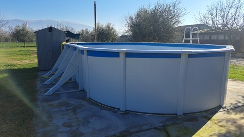 Piscina gre 730x375x122 con - piscina,