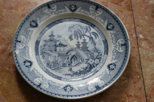 Ancienne assiette faience - ancienne,