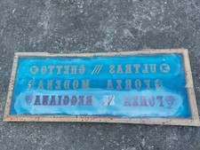 Vecchio stampo sciarpe anni 80 sciarpa Ultras Ghetto Reggiana + Modena Raro 