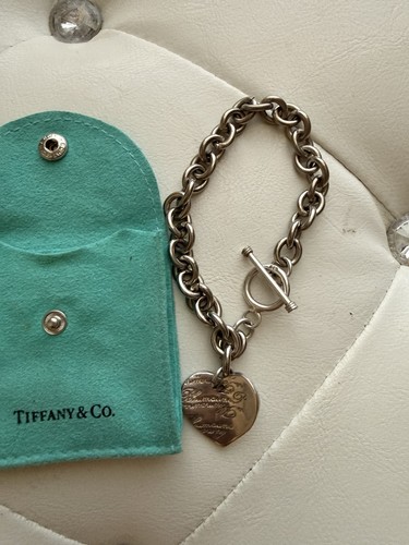 Bracciale tiffany co - co, argento
