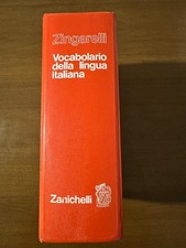 ZINGARELLI VOCABOLARIO DELLA LINGUA ITALIANA (ZANICHELLI) GIUGNO 1971