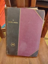 La Sacra bibbia editore Treves 1931 traduzione Mons. Martini 2 volumi