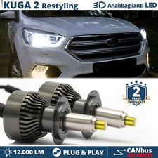 Kit LED H7 per FORD Kuga II Restyling Anabbagliant Fari Lenticolari CANbus 6500K