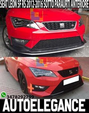 SEAT LEON 5F FR 2012-2016 SPOILER SOTTO PARAURTI ANTERIORE ABS SPLITTER .-.
