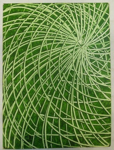 Dipinto olio composizione - olio, "composizione