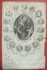 SANTINO HOLY CARD MADONNA DI