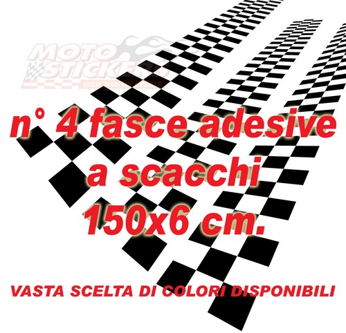 Fascia adesiva scacchi - fascia, a