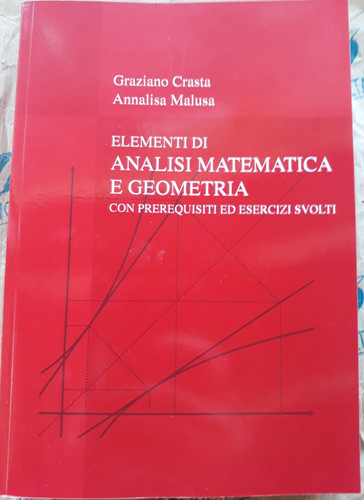 Elementi analisi matematica - elementi, di