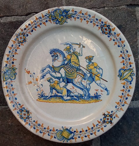 Antico piatto maiolica - antico,
