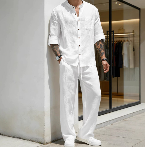 Set salotto uomo larghi cotone