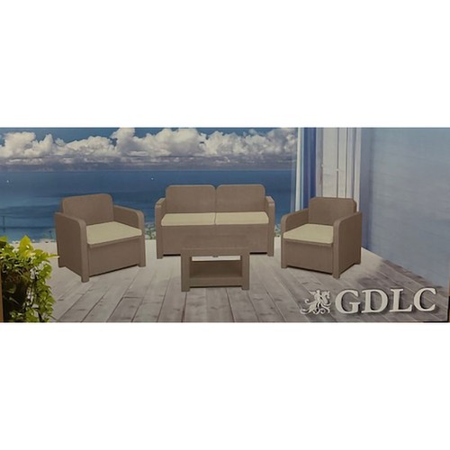 Set salotto giardino rattan - salotto, in