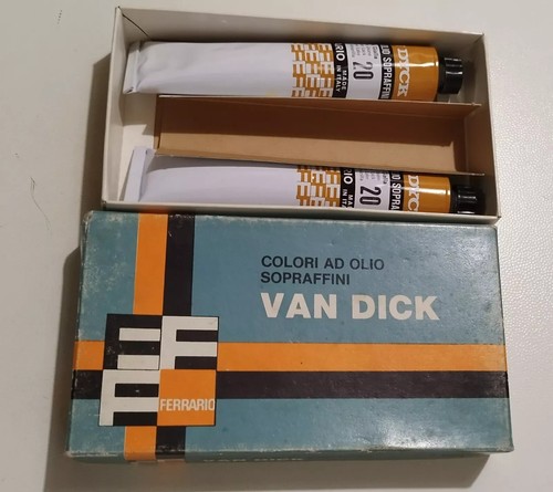 Vintage tubetti colori ad - tubetti,