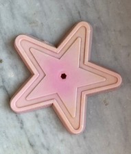 Barbie superstar base piedistallo usato la parte superiore è scolorita 