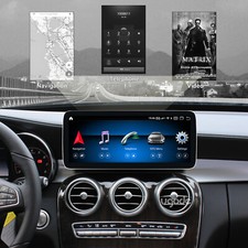 Schermo Android Display GPS per Mercedes Benz C GLC V 2014-2018 W205 NTG5 10,25"